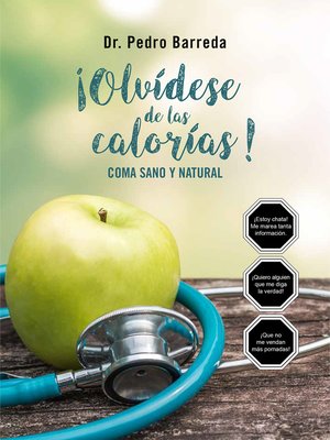 cover image of ¡Olvídese de las calorías!